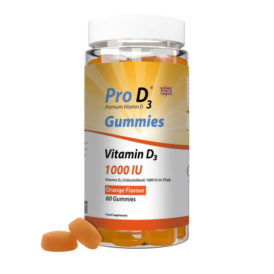 Pro D3 Gummies - Vitamin D3 1000 IU Gummies - Orange Flavour